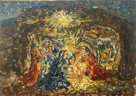 Quadro di Guido Borgianni Epifania  - olio tela 